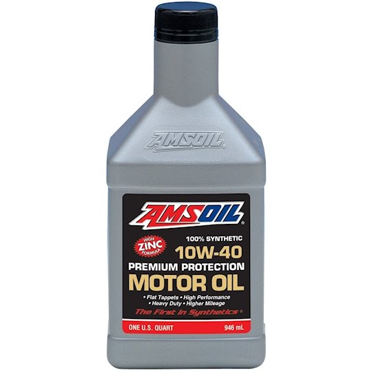 AMSOIL 10W-40 Premium Protection 100% Synthetic